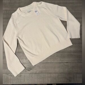 NWT- Abercrombie & Fitch Cream Sweater, Size: Medium